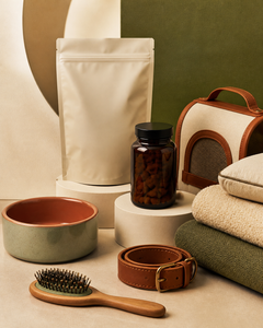 Pet care product campaign imagery
