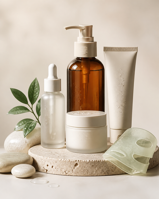 Beauty and personal care campaign imagery