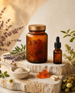 Health and wellness product campaign imagery